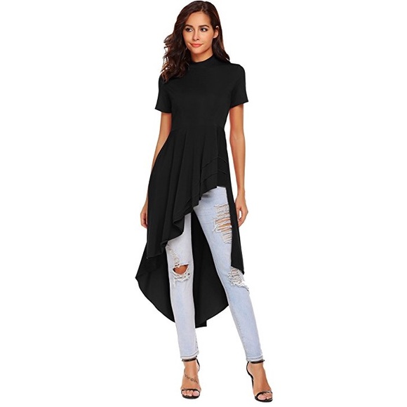 🖤Womens High Low Maxi Blouse🖤 - Picture 2 of 6